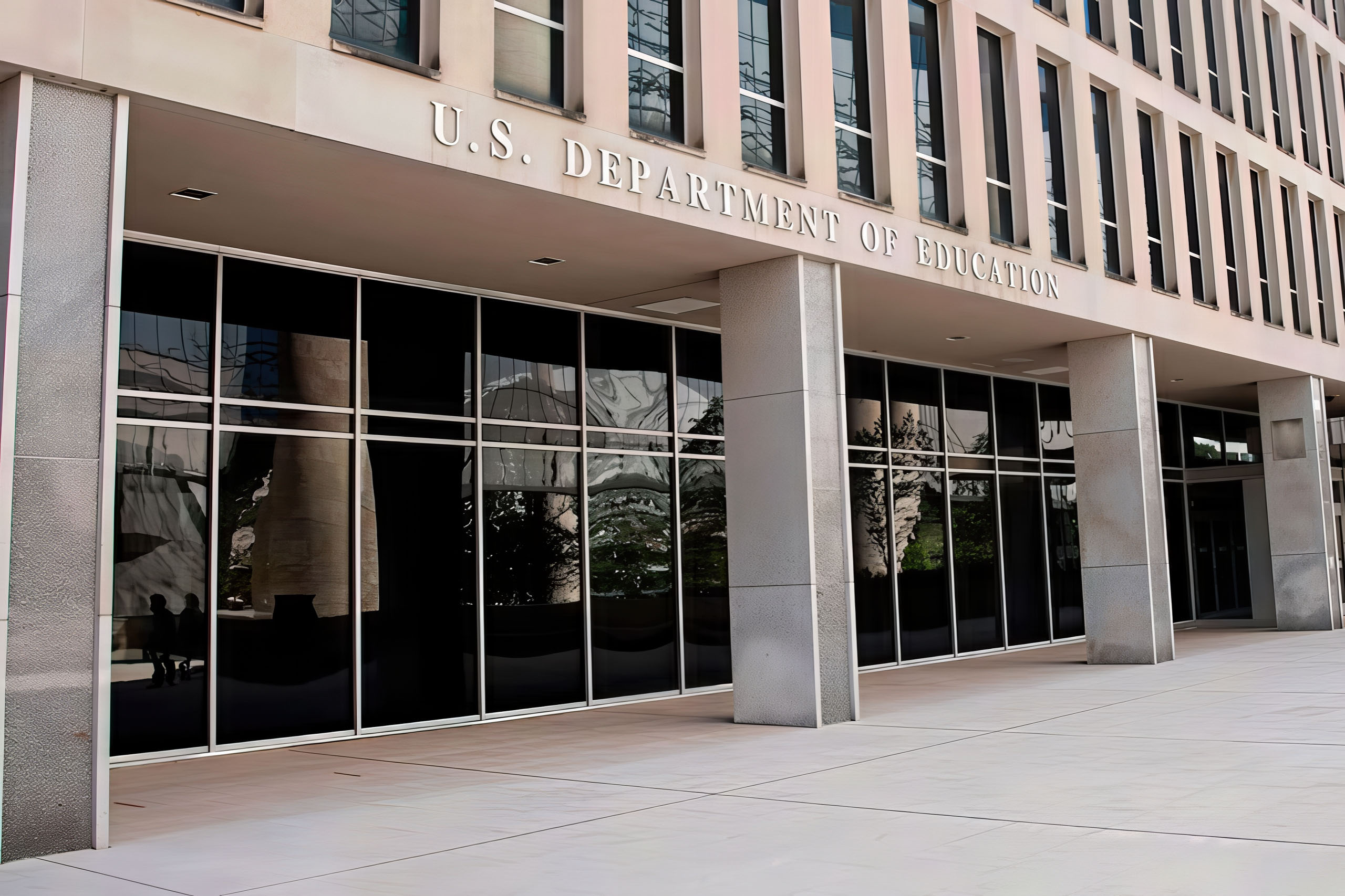 U.S. Department of Education Exterior of the U.S. Department of Education building